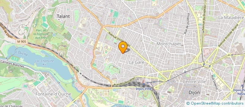 localisation de l'entreprise DAVIA à DIJON