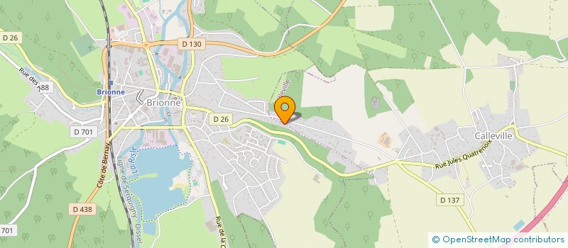 localisation de l'entreprise DAVIA BAT à BRIONNE