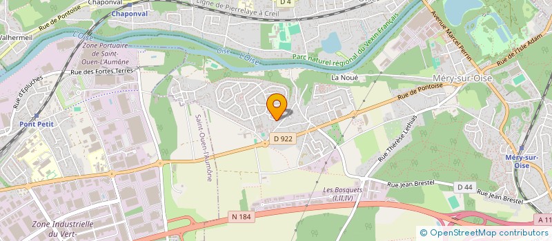 localisation de l'entreprise DAVIAM  MERY-SUR-OISE