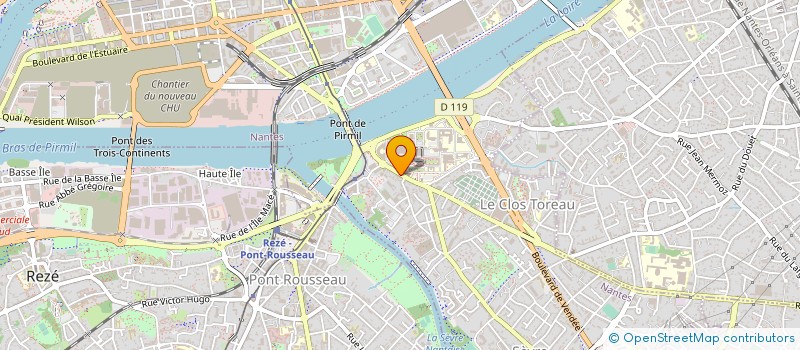 localisation de l'entreprise DAVIAUD à NANTES