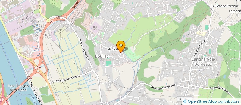 localisation de l'entreprise DAVIAUD IMMOBILIER  BOULIAC