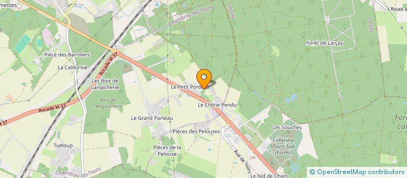 localisation de l'entreprise DAVID 1  CHAMBRAY-LES-TOURS