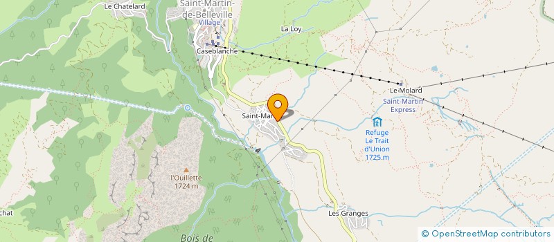 localisation de l'entreprise DAVID  LES BELLEVILLE