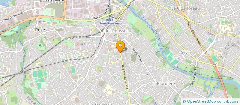 localisation de l'entreprise DAVID  REZE