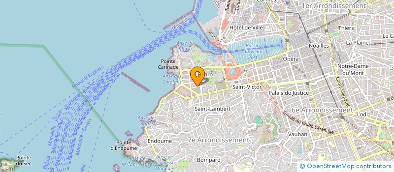 localisation de l'entreprise DAVID à MARSEILLE