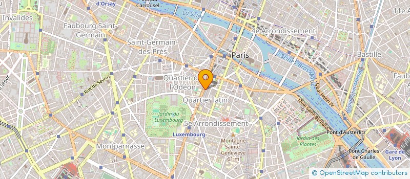 localisation de l'entreprise DAVID 55  PARIS