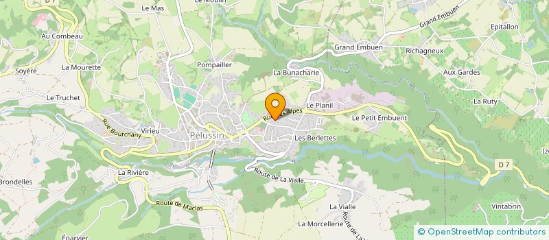localisation de l'entreprise DAVID à CHAVANAY