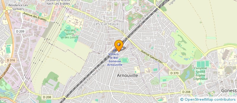 localisation de l'entreprise DAVID  ARNOUVILLE