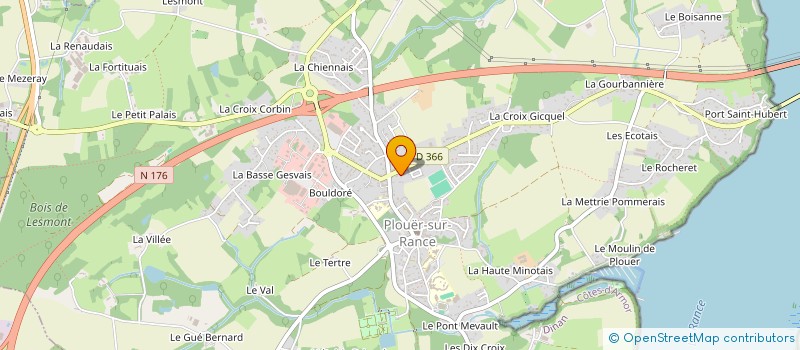 localisation de l'entreprise DAVID à PLOUER-SUR-RANCE