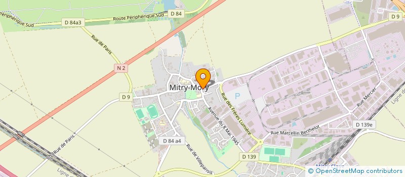 localisation de l'entreprise DAVID à MITRY-MORY