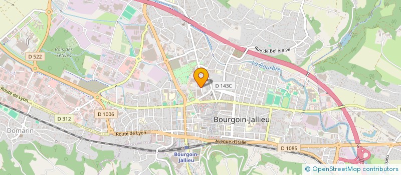 localisation de l'entreprise DAVID à BOURGOIN-JALLIEU