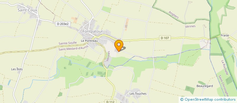 localisation de l'entreprise DAVID  VERINES