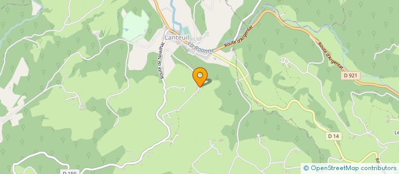 localisation de l'entreprise DAVID AGRI CONSEILS SERVICES  LANTEUIL