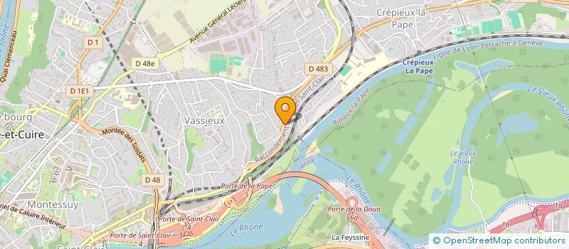 localisation de l'entreprise DAVID-ALART  CALUIRE-ET-CUIRE