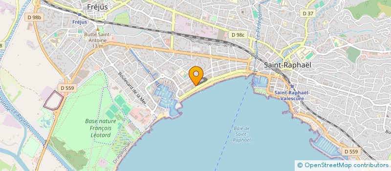 localisation de l'entreprise DAVID ALEXANDRE à FREJUS