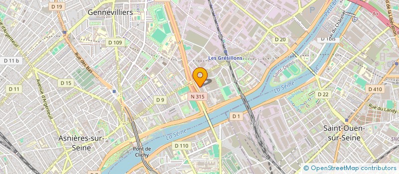 localisation de l'entreprise DAVID ALEXANDRE BATI à ASNIERES-SUR-SEINE