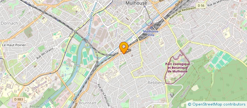 localisation de l'entreprise DAVID'ALSACE CONSEILS - FORMATIONS  MULHOUSE