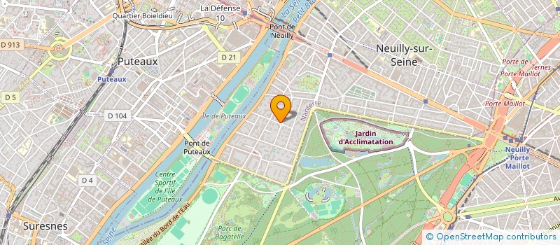localisation de l'entreprise DAVID AOUATE à NEUILLY-SUR-SEINE
