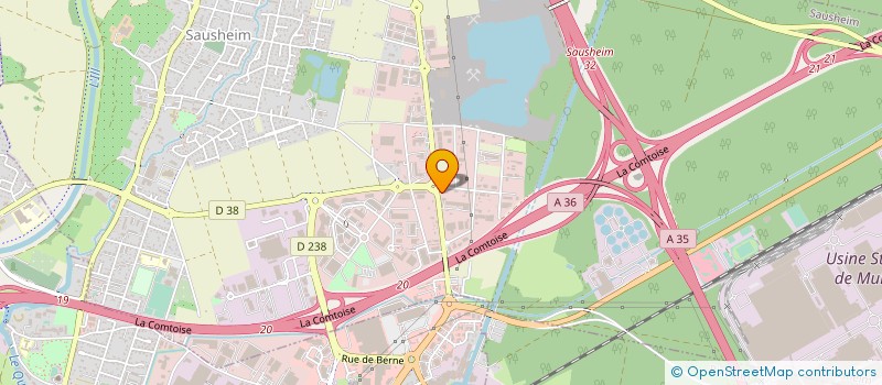 localisation de l'entreprise DAVID AUTOS  SAUSHEIM