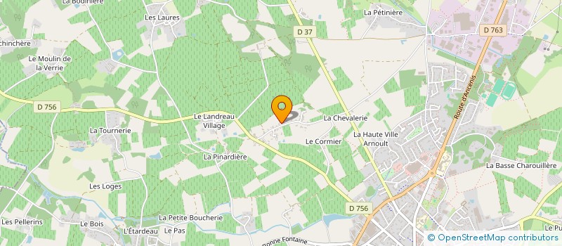 localisation de l'entreprise DAVID BABONNEAU  VALLET