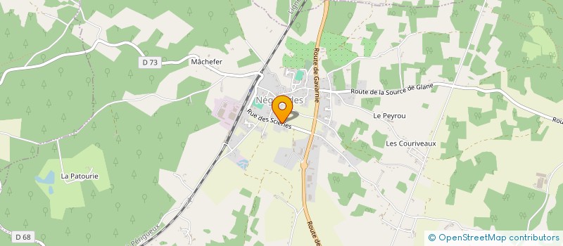 localisation de l'entreprise DAVID BARBIER  NEGRONDES