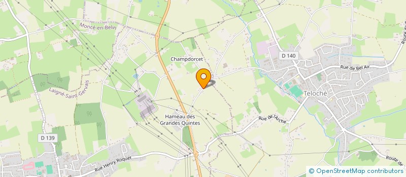 localisation de l'entreprise DAVID-BEAUGER  SAINT-OUEN-EN-BELIN