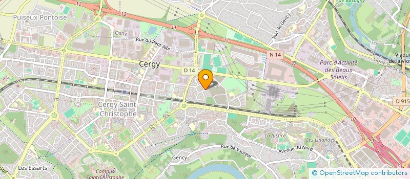 localisation de l'entreprise DAVID BOISSIER CONSULTING  CERGY