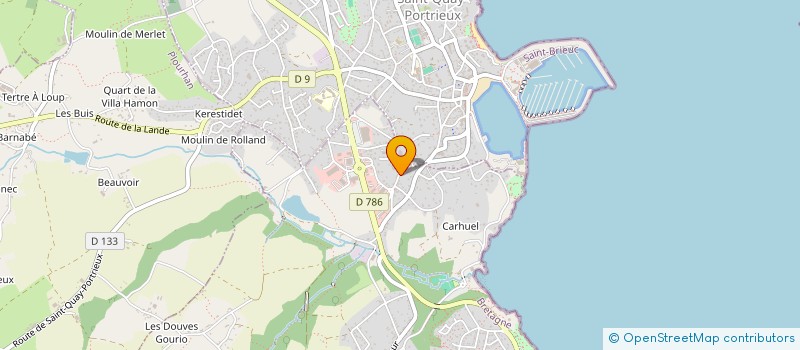 localisation de l'entreprise DAVID BREWERY  BINIC-ETABLES-SUR-MER