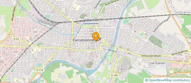 localisation de l'entreprise DAVID BUSTOS IMMOBILIER à CARCASSONNE