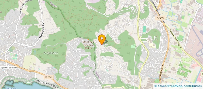 localisation de l'entreprise DAVID-CASTEL & FILS  HYERES