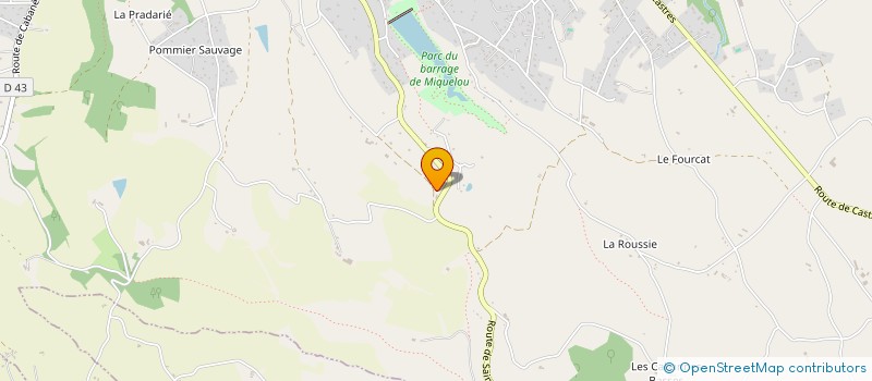 localisation de l'entreprise DAVID CHAPPUIS  GRAULHET