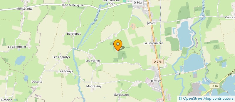 localisation de l'entreprise DAVID CHAVANEL  JAYAT
