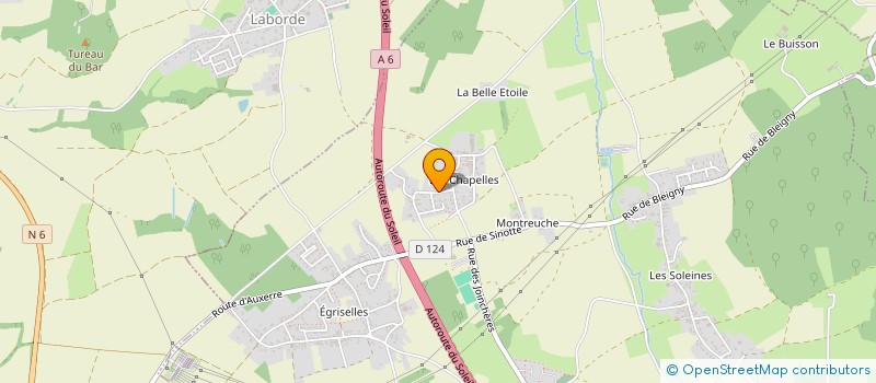 localisation de l'entreprise DAVID CHAVET  VENOY