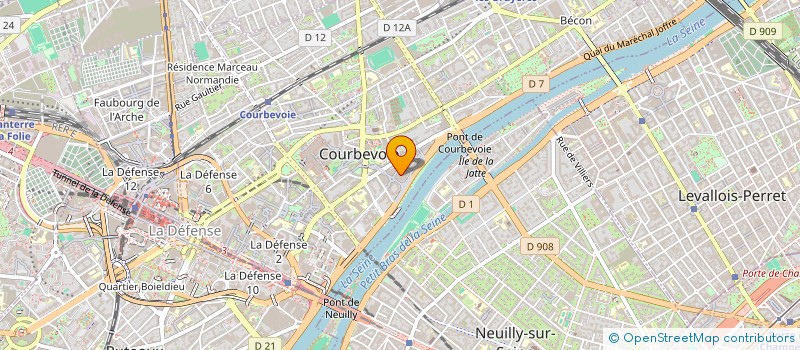 localisation de l'entreprise DAVID CHECOURY CONSULTING  COURBEVOIE