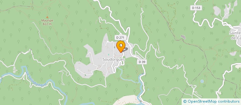 localisation de l'entreprise DAVID CHOPIN  SOUDORGUES