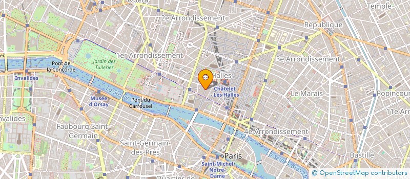 localisation de l'entreprise DAVID CLAIRE à PARIS