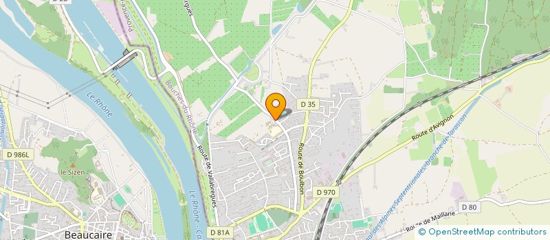 localisation de l'entreprise DAVID CLERGUE TAXI  TARASCON