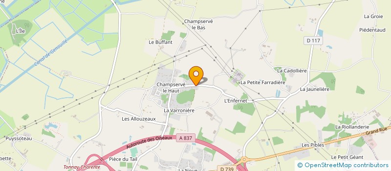 localisation de l'entreprise DAVID&CO  TONNAY-CHARENTE