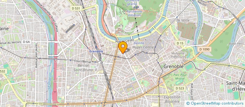 localisation de l'entreprise DAVID COLLET CARTIER-MILLON REVEL-MOUROZ AVOCATS ASSOCIES  GRENOBLE