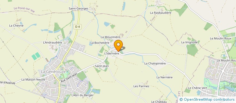 localisation de l'entreprise DAVID CONSEILS BATIMENT  LA GENETOUZE