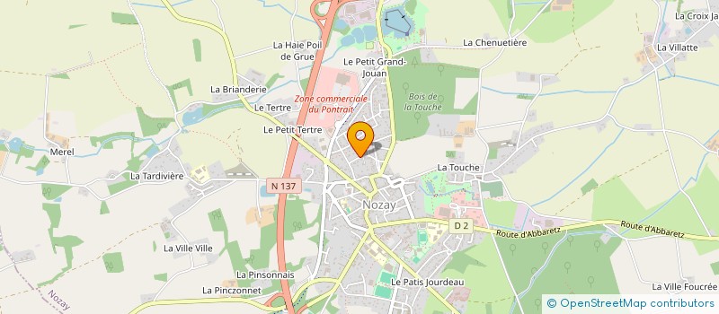 localisation de l'entreprise DAVID COUE  NOZAY