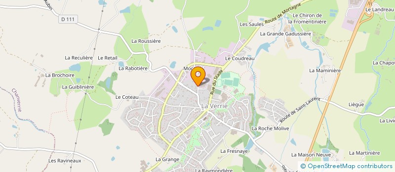 localisation de l'entreprise DAVID COUVERTURE  CHANVERRIE