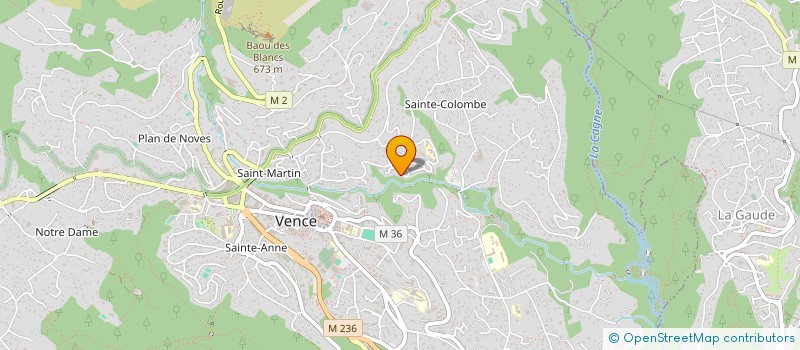 localisation de l'entreprise DAVID CUSTOM MADE DRIVER SERVICES  VENCE