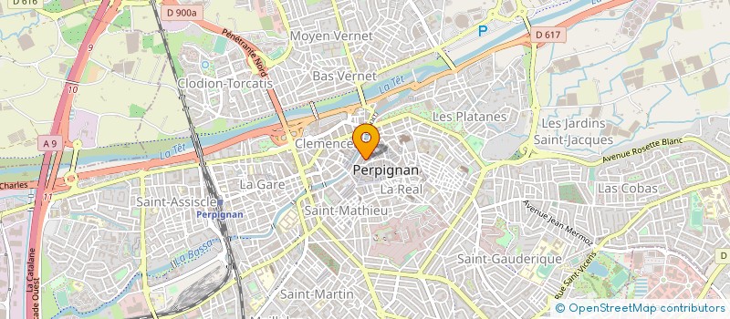 localisation de l'entreprise DAVID D ESPACES VERTS à PERPIGNAN