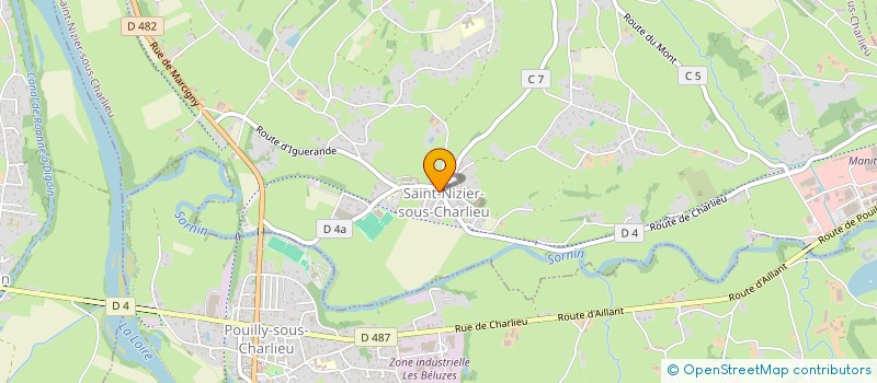 localisation de l'entreprise DAVID DA COSTA  SAINT-NIZIER-SOUS-CHARLIEU