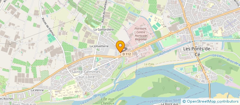 localisation de l'entreprise DAVID DANGER à SAINTE-GEMMES-SUR-LOIRE
