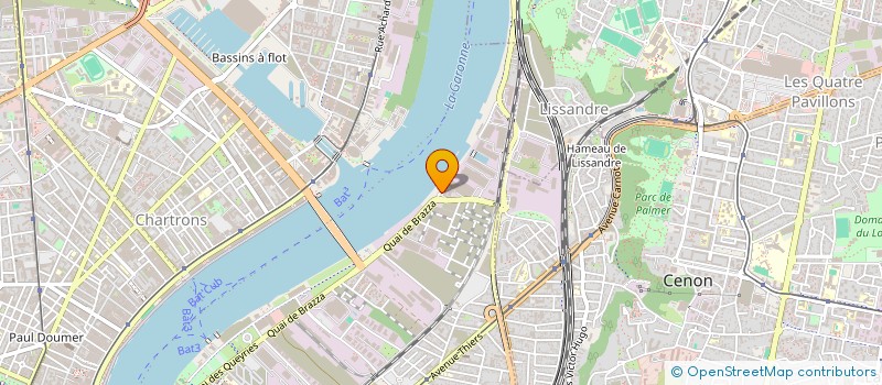 localisation de l'entreprise DAVID & DAVITEC à BORDEAUX