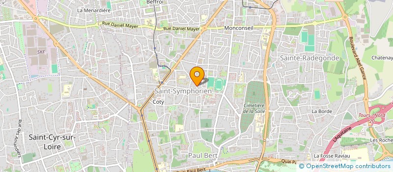 localisation de l'entreprise DAVID DE OLIVEIRA  TOURS