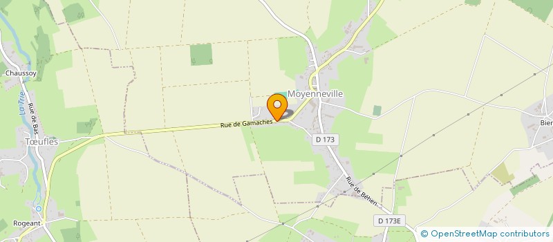 localisation de l'entreprise DAVID DERUME  MOYENNEVILLE