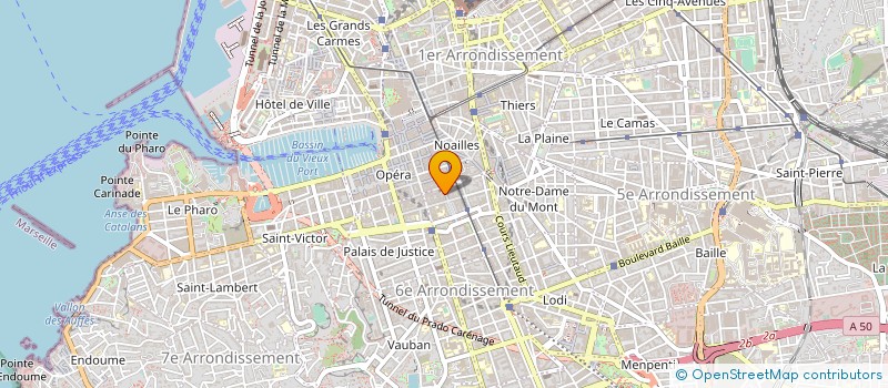 localisation de l'entreprise DAVID DIFFUSION  MARSEILLE